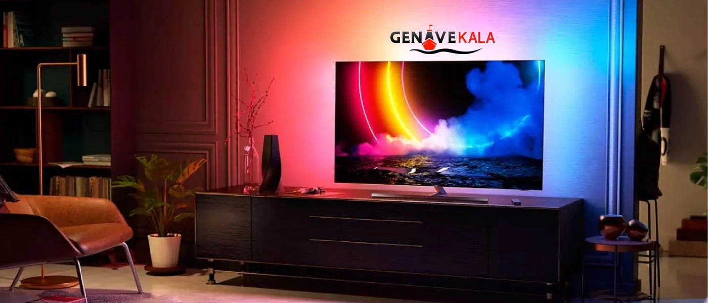 قابلیت AMBILIGHT در تلویزیون 55 اینچ 4K اولد فیلیپس مدل 55OLED856