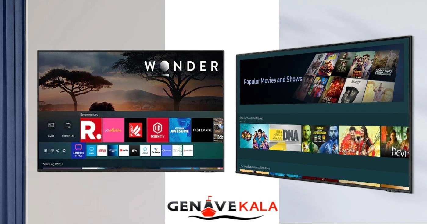 قابلیت اتصالات در تلویزیون 55 اینچ Crystal UHD 4K سامسونگ مدل 55AU8000