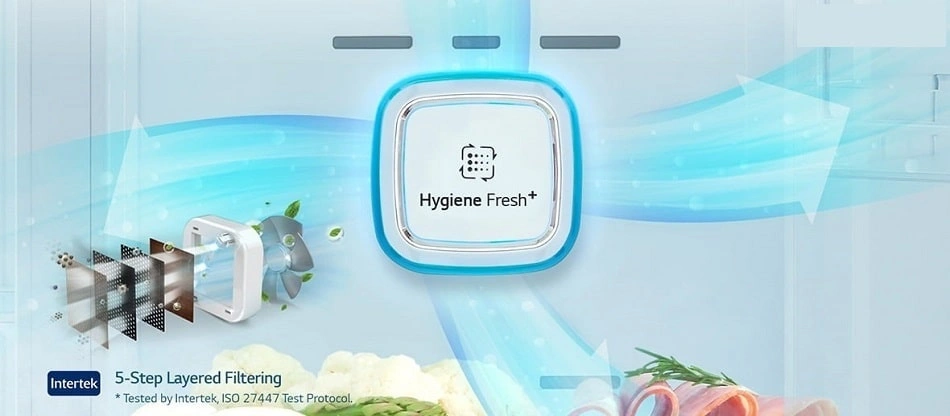  Hygiene Fresh در یخچال فریزر دوقلو 40 فوت ال جی مدل GR-F401ELNZ-GR-B404ELNZ